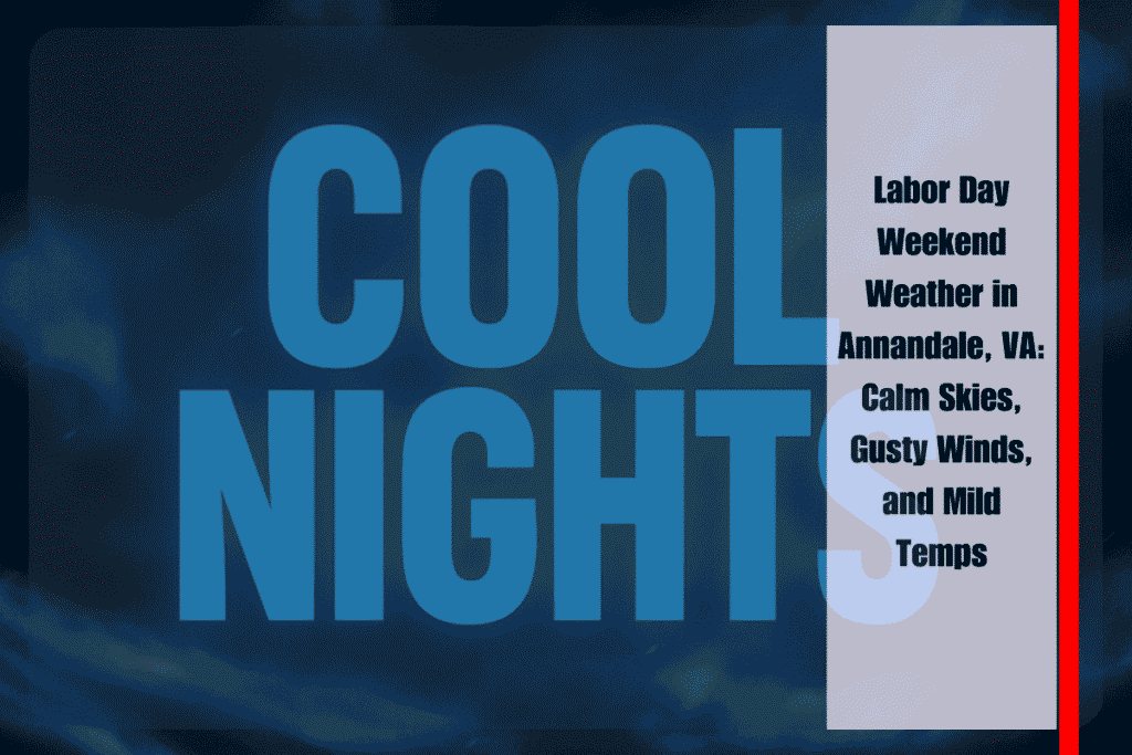 Labor Day Weekend Weather in Annandale, VA Calm Skies, Gusty Winds, and Mild Temps
