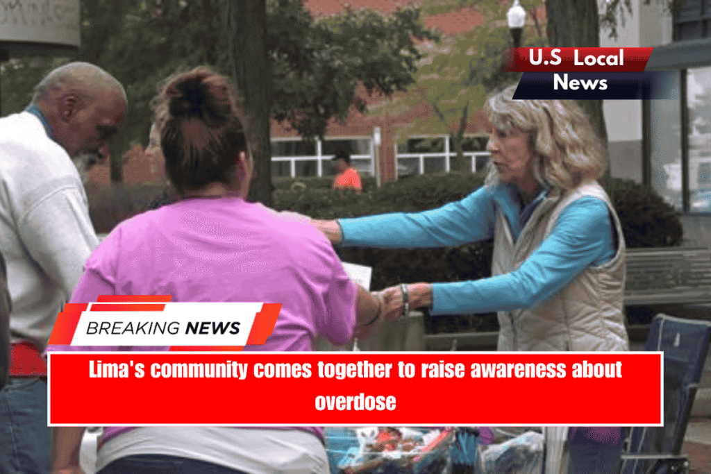 Lima's community comes together to raise awareness about overdose