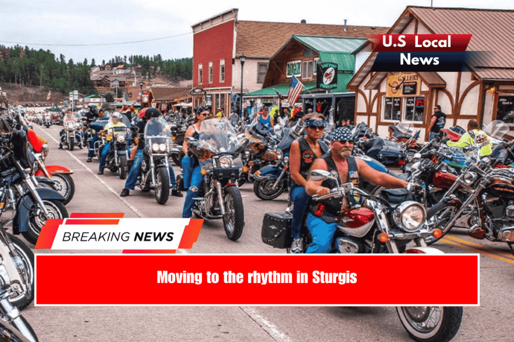 Moving to the rhythm in Sturgis