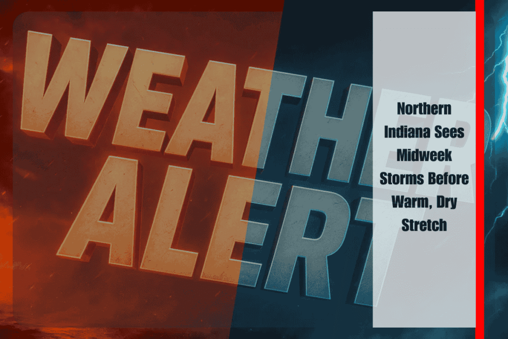 Northern Indiana Sees Midweek Storms Before Warm, Dry Stretch