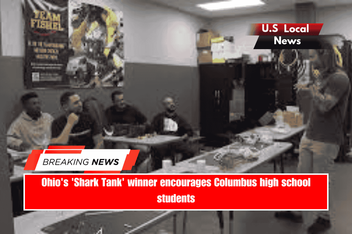Ohio's 'Shark Tank' winner encourages Columbus high school students