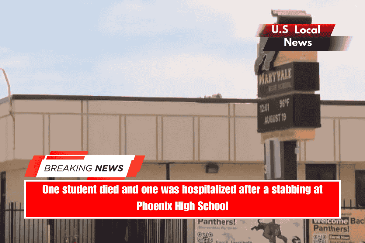 One student died and one was hospitalized after a stabbing at Phoenix High School