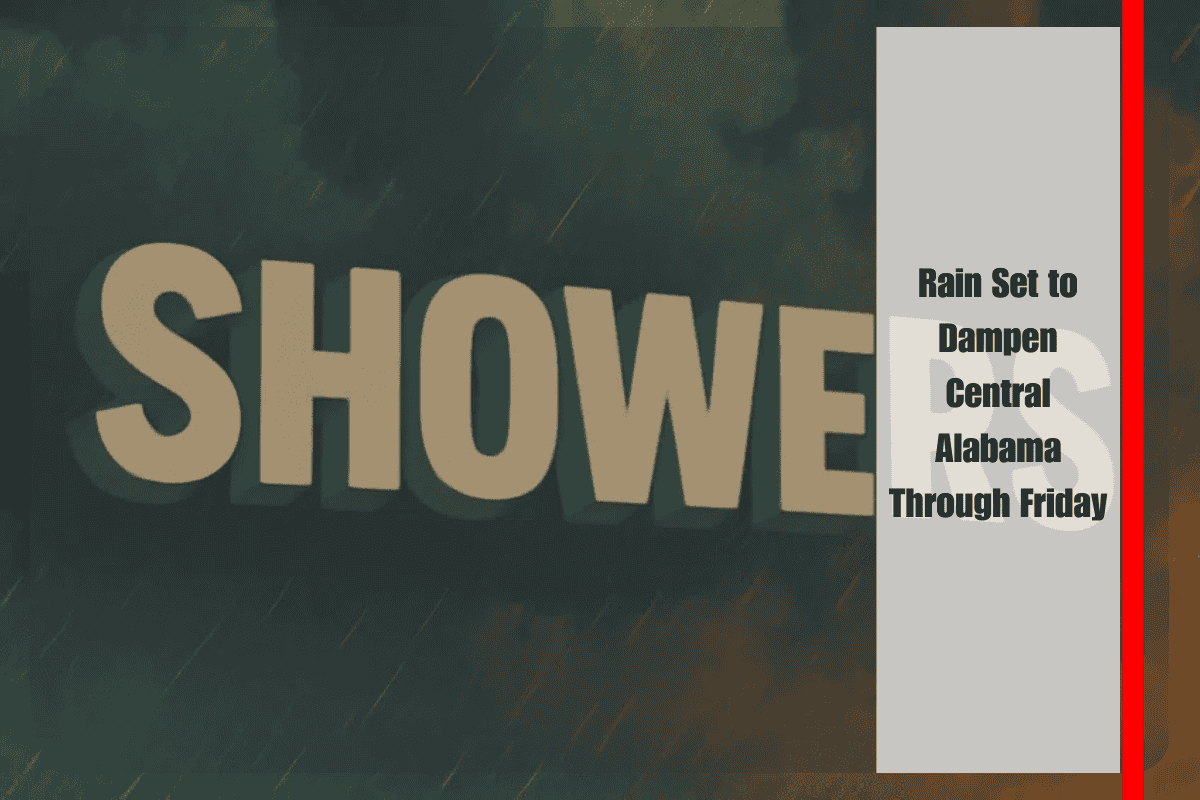 Rain Set to Dampen Central Alabama Through Friday