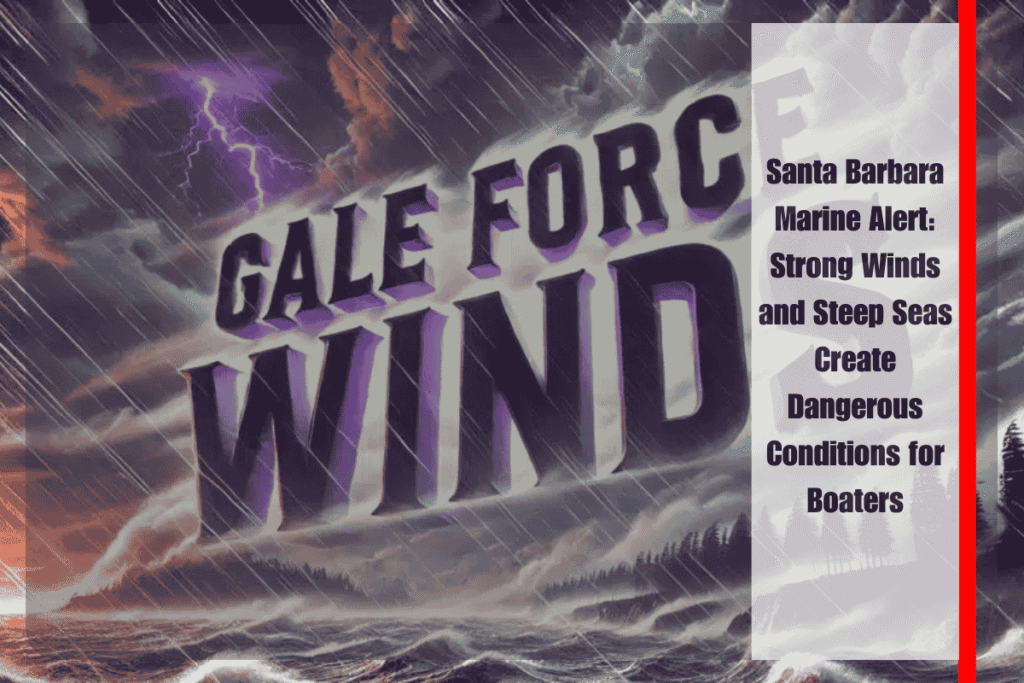 Santa Barbara Marine Alert Strong Winds and Steep Seas Create Dangerous Conditions for Boaters