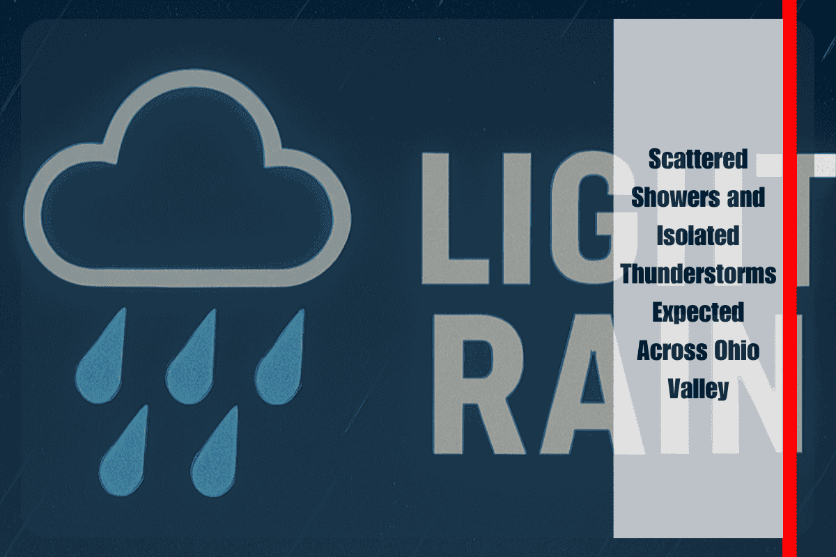 Scattered Showers and Isolated Thunderstorms Expected Across Ohio Valley