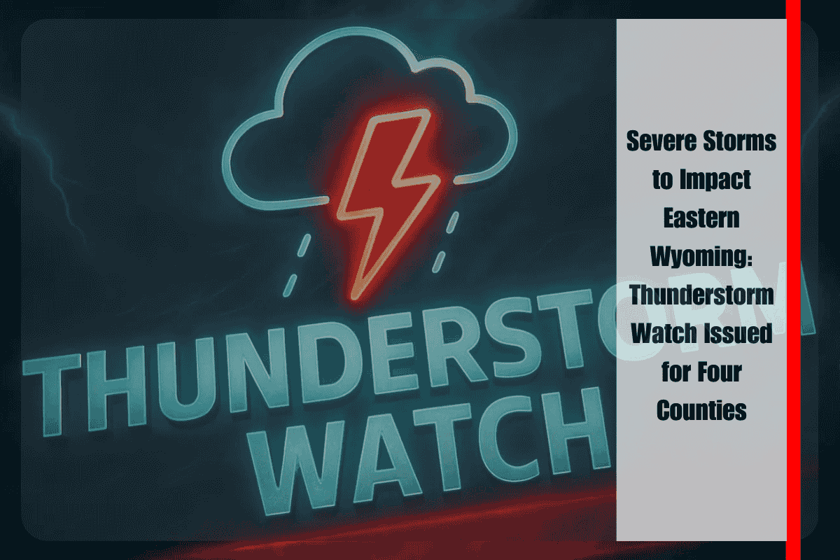 Severe Storms to Impact Eastern Wyoming Thunderstorm Watch Issued for Four Counties