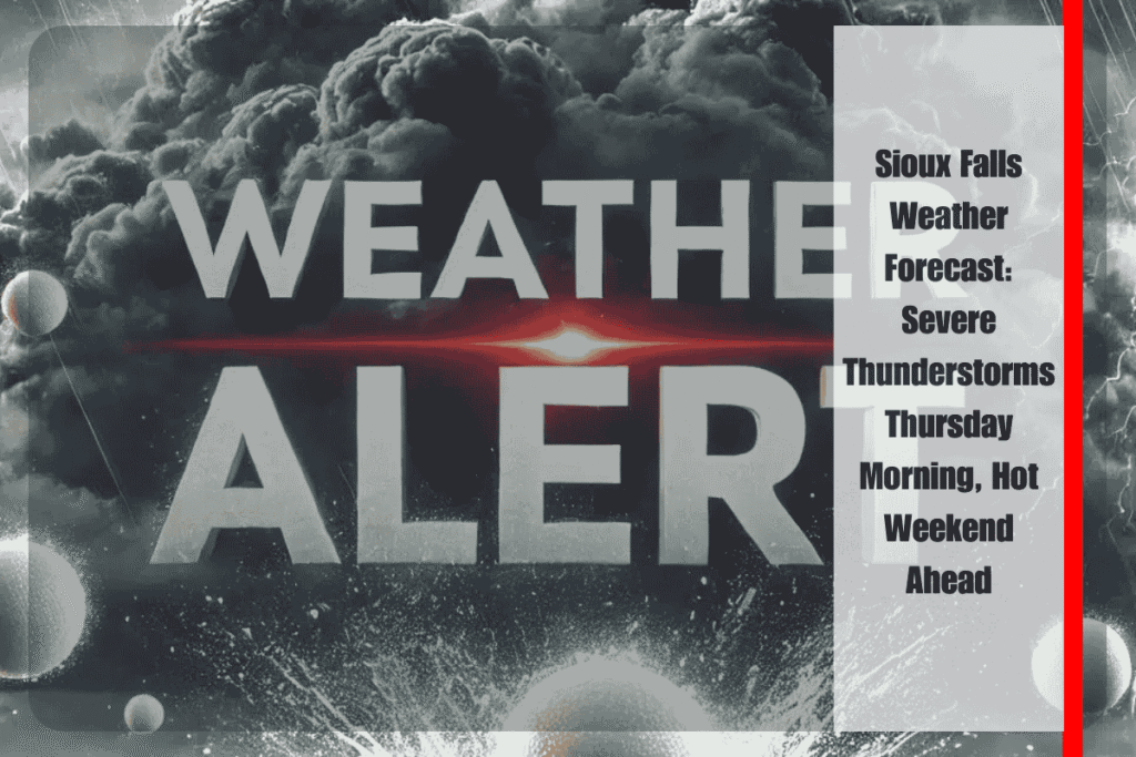 Sioux Falls Weather Forecast Severe Thunderstorms Thursday Morning, Hot Weekend Ahead