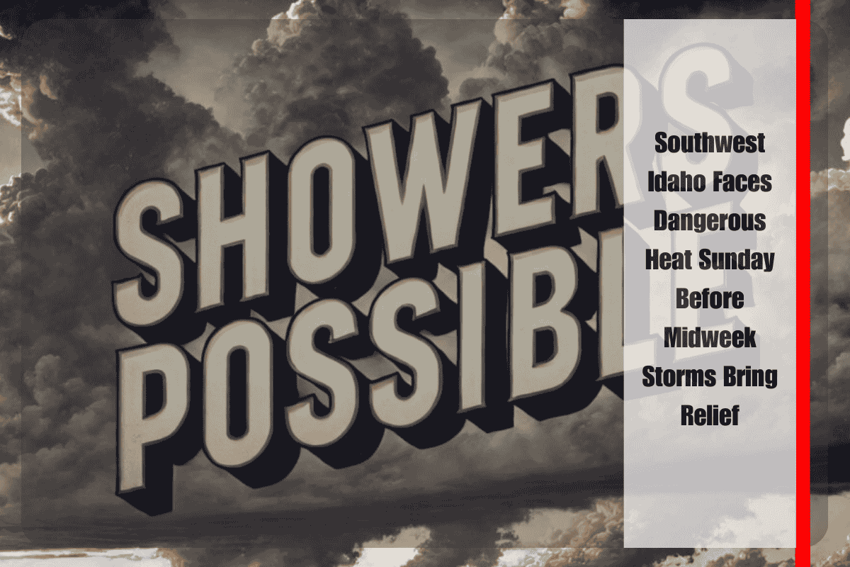 Southwest Idaho Faces Dangerous Heat Sunday Before Midweek Storms Bring Relief