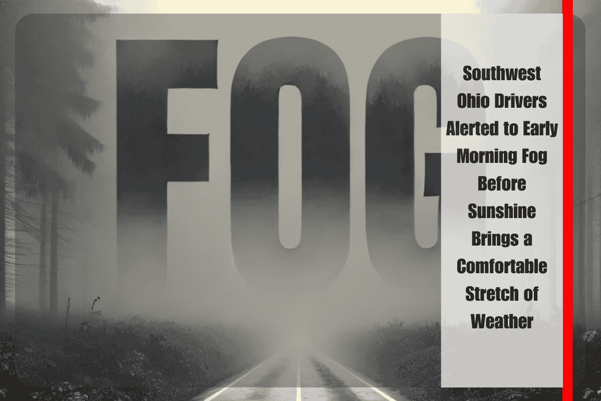 Southwest Ohio Drivers Alerted to Early Morning Fog Before Sunshine Brings a Comfortable Stretch of Weather