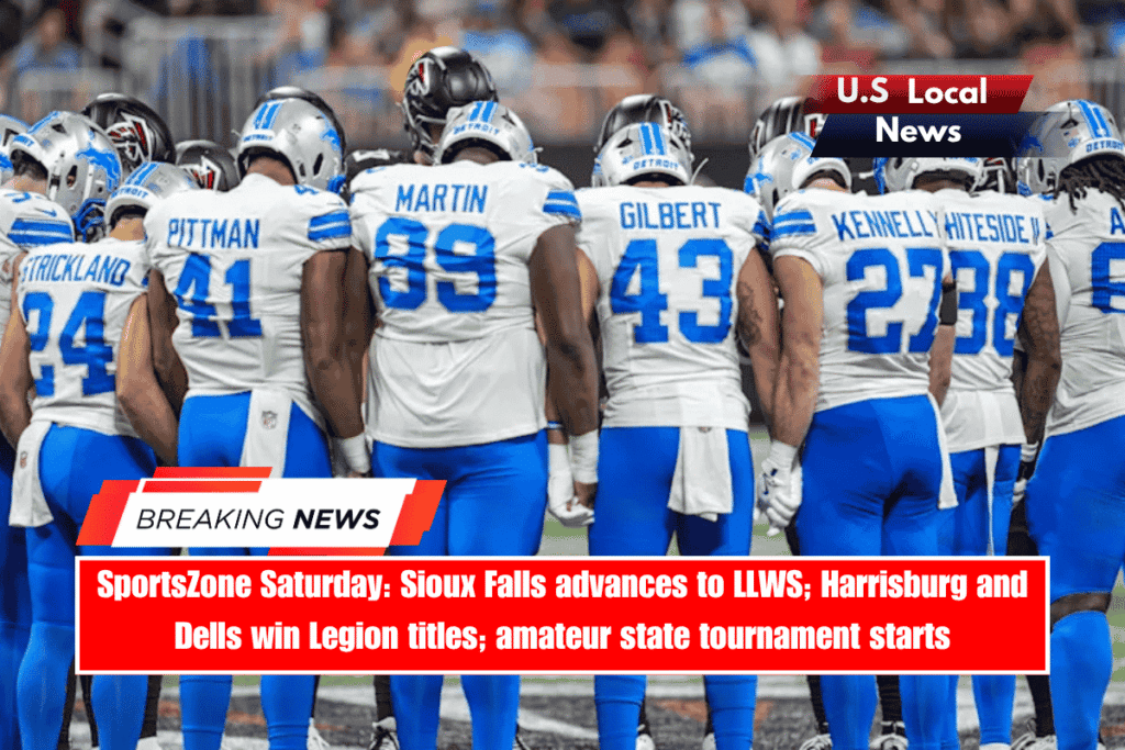 SportsZone Saturday Sioux Falls advances to LLWS; Harrisburg and Dells win Legion titles; amateur state tournament starts