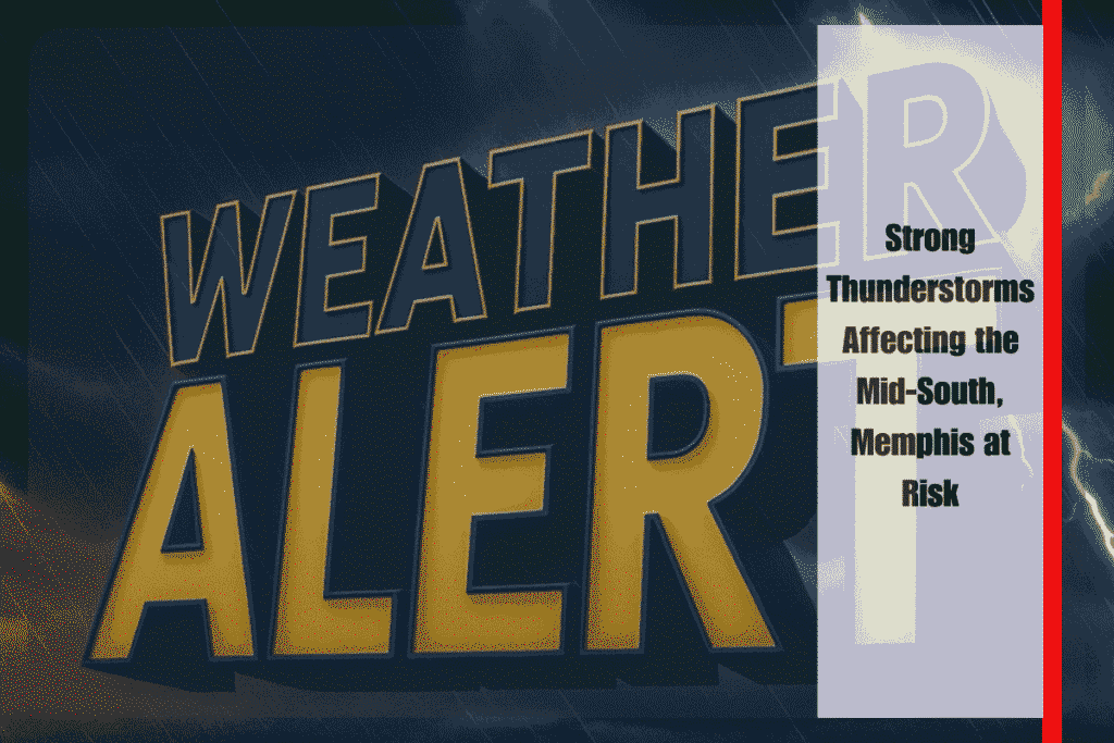 Strong Thunderstorms Affecting the Mid-South, Memphis at Risk
