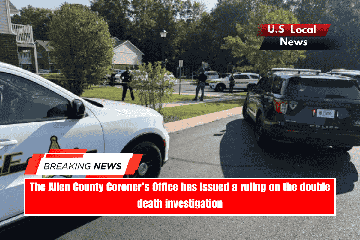 The Allen County Coroner's Office has issued a ruling on the double death investigation