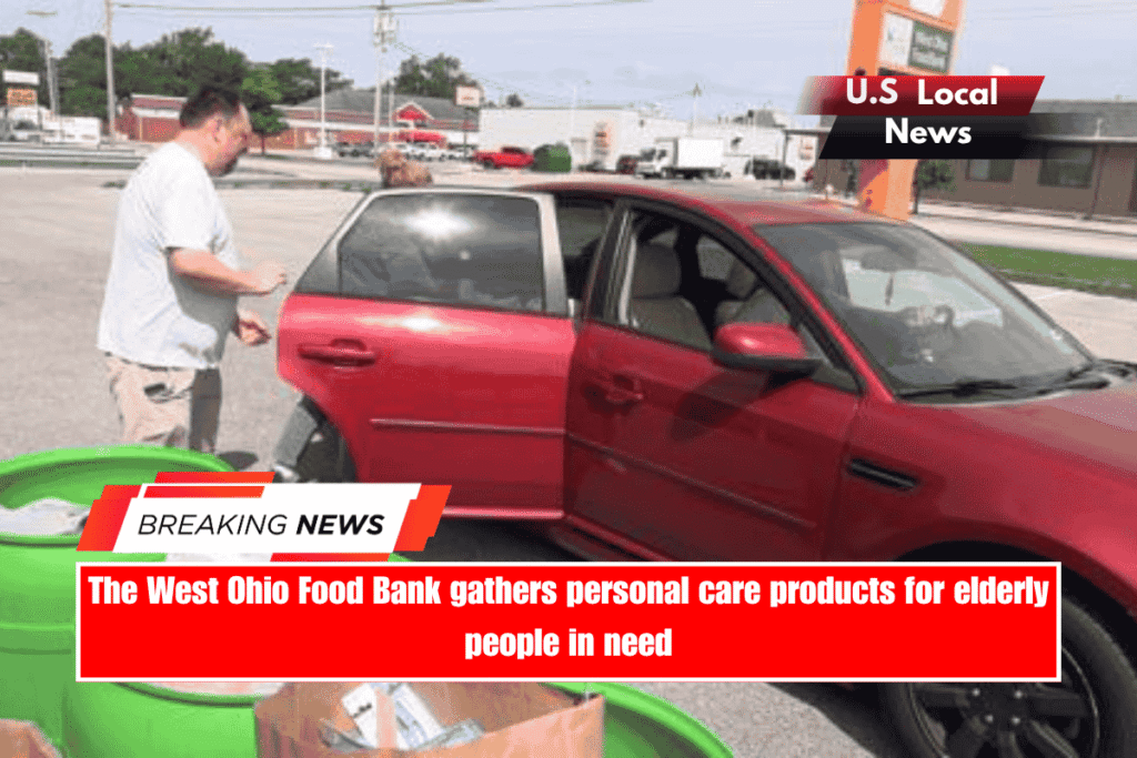 The West Ohio Food Bank gathers personal care products for elderly people in need