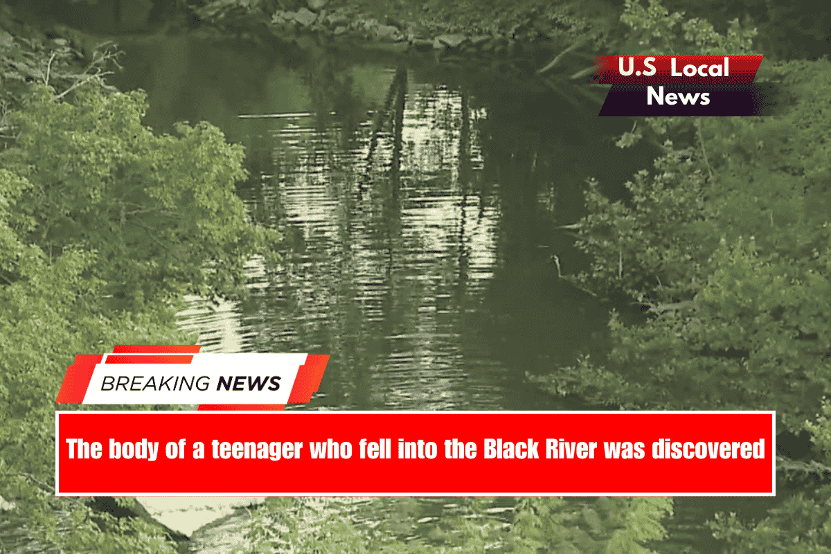 The body of a teenager who fell into the Black River was discovered