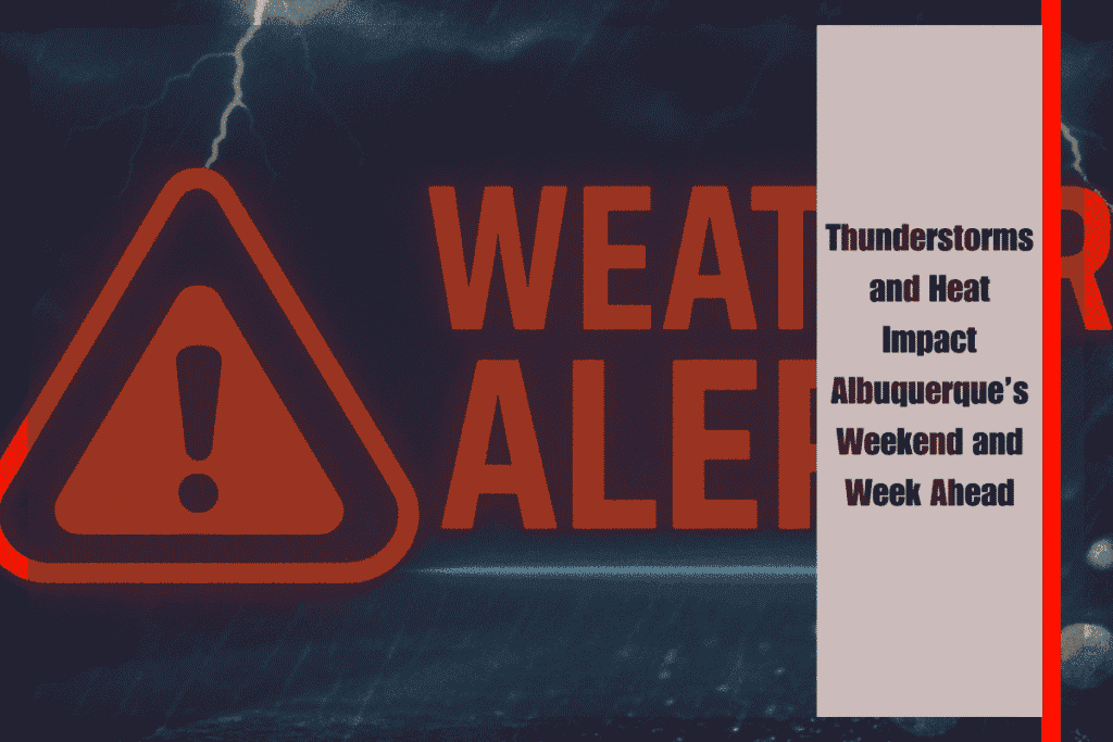 Thunderstorms and Heat Impact Albuquerque’s Weekend and Week Ahead