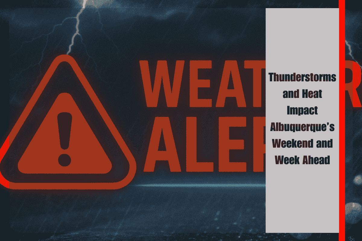 Thunderstorms and Heat Impact Albuquerque’s Weekend and Week Ahead