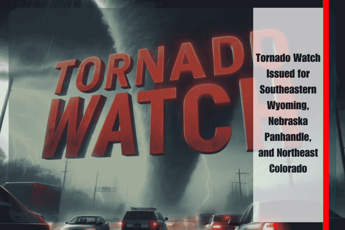 Tornado Watch Issued for Southeastern Wyoming, Nebraska Panhandle, and Northeast Colorado