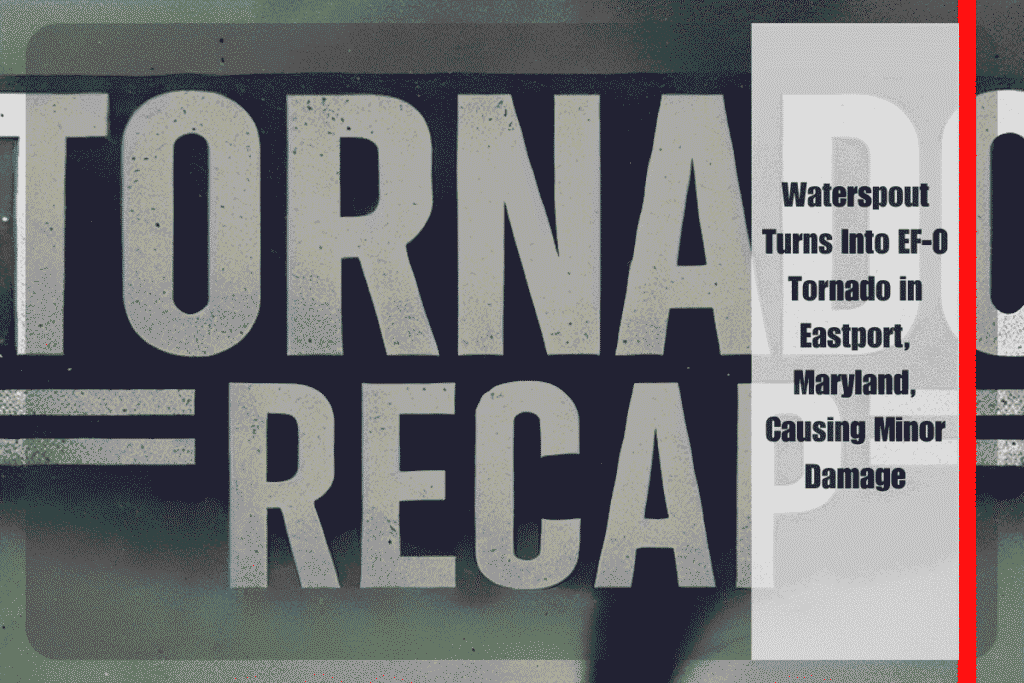 Waterspout Turns Into EF-0 Tornado in Eastport, Maryland, Causing Minor Damage