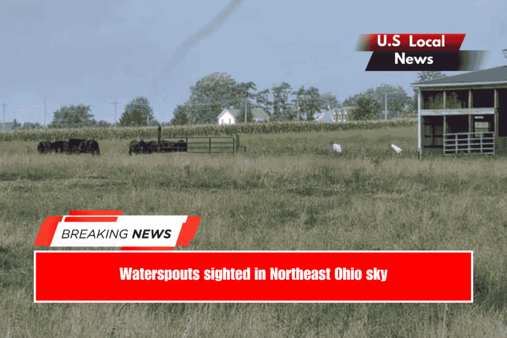 Waterspouts sighted in Northeast Ohio sky