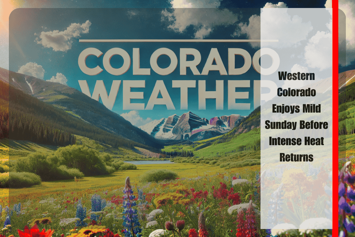 Western Colorado Enjoys Mild Sunday Before Intense Heat Returns