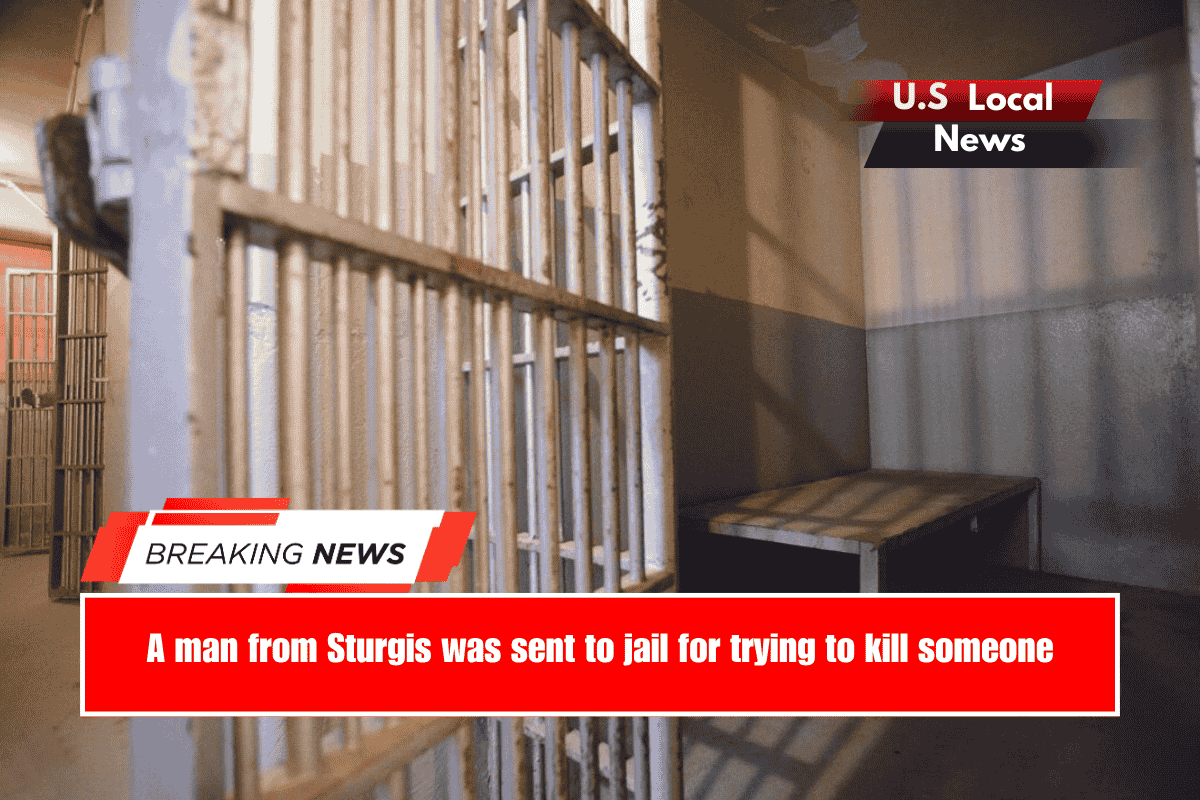 A man from Sturgis was sent to jail for trying to kill someone
