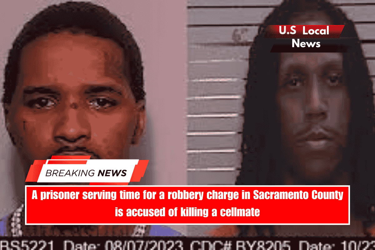 A prisoner serving time for a robbery charge in Sacramento County is accused of killing a cellmate
