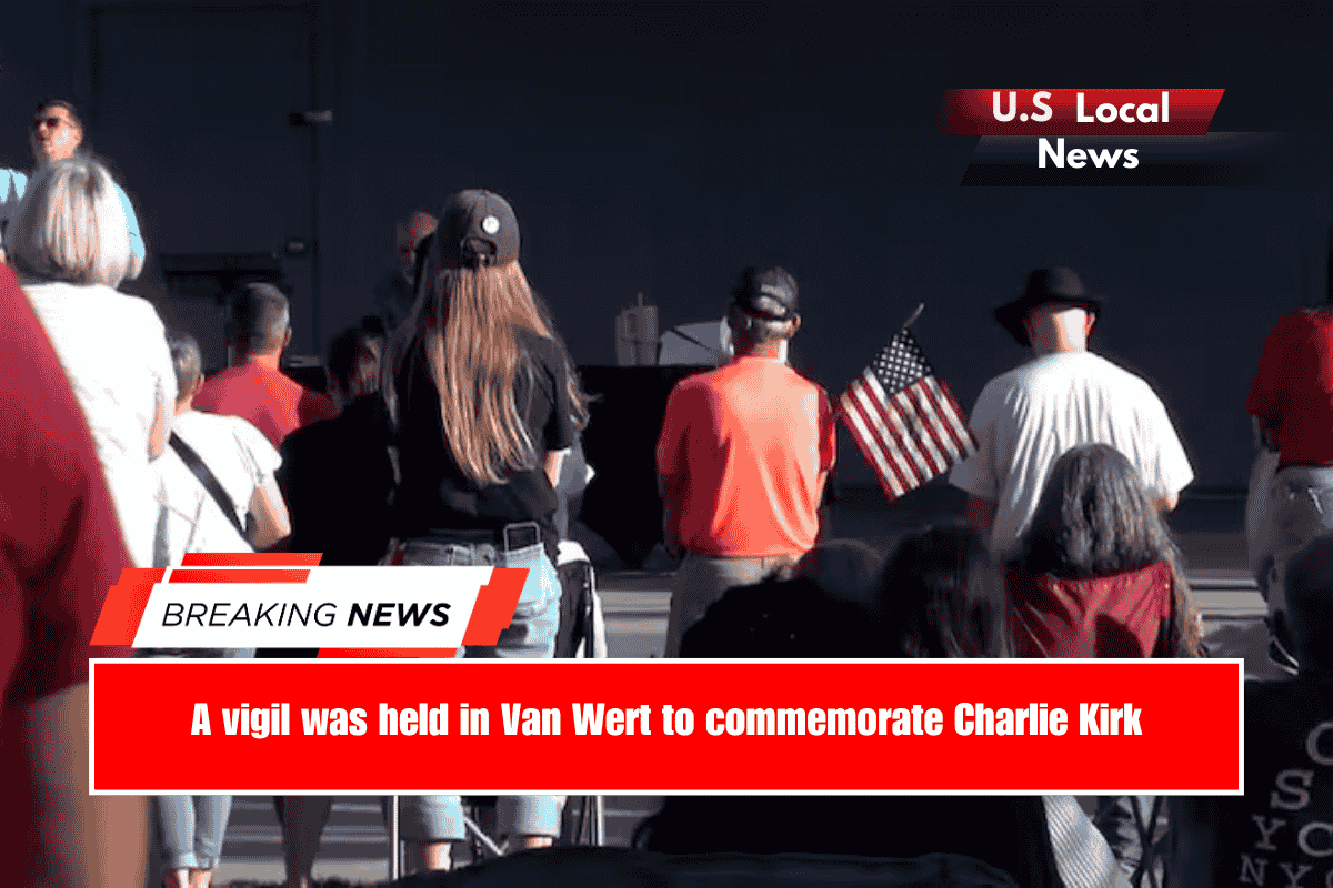 A vigil was held in Van Wert to commemorate Charlie Kirk