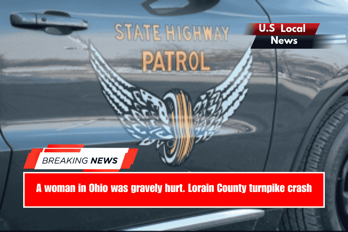 A woman in Ohio was gravely hurt. Lorain County turnpike crash