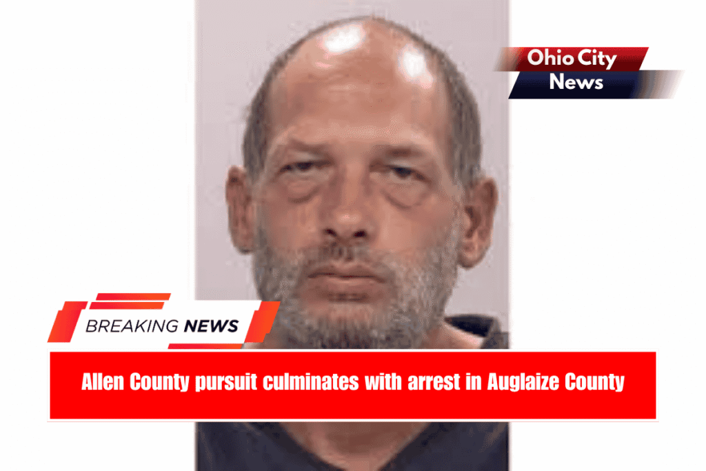 Allen County pursuit culminates with arrest in Auglaize County