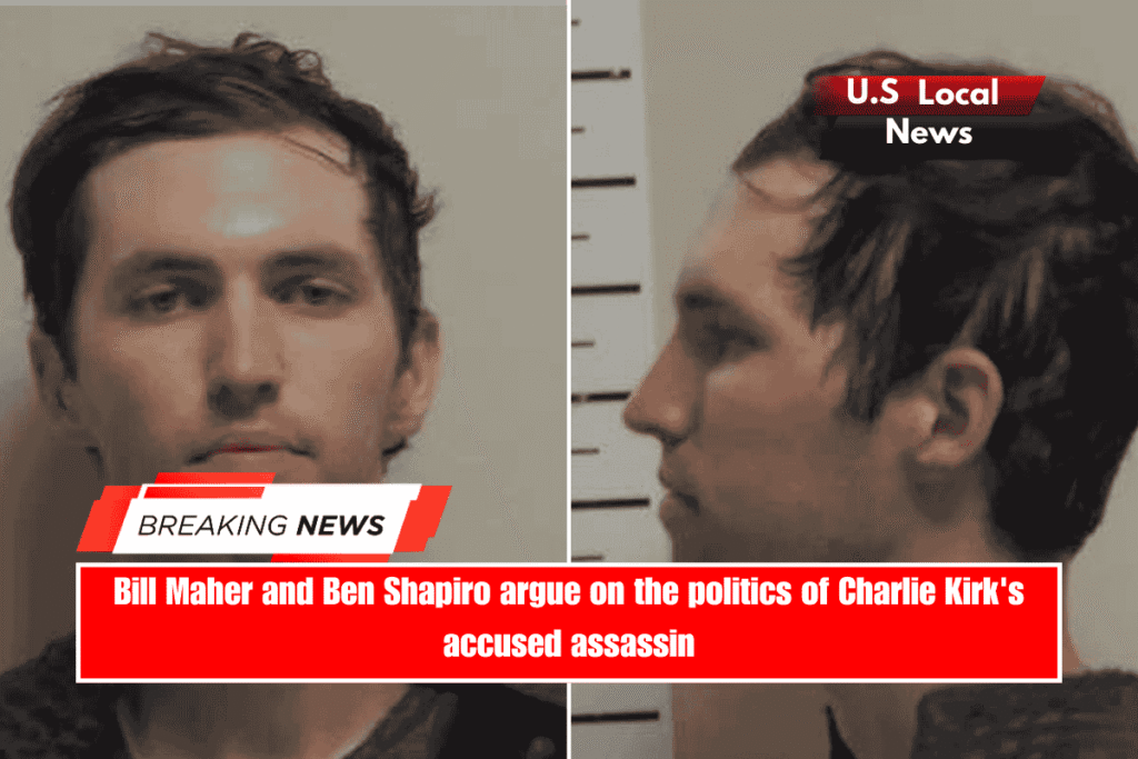 Bill Maher and Ben Shapiro argue on the politics of Charlie Kirk's accused assassin