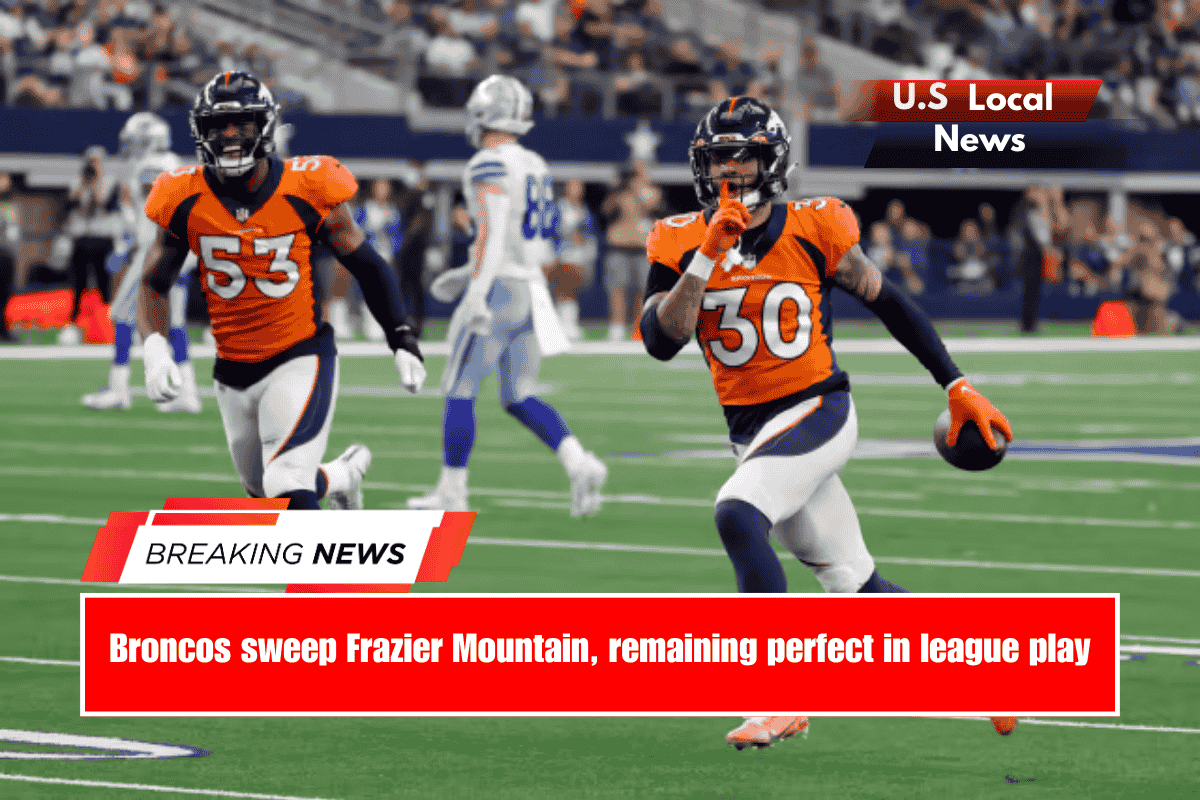 Broncos sweep Frazier Mountain, remaining perfect in league play