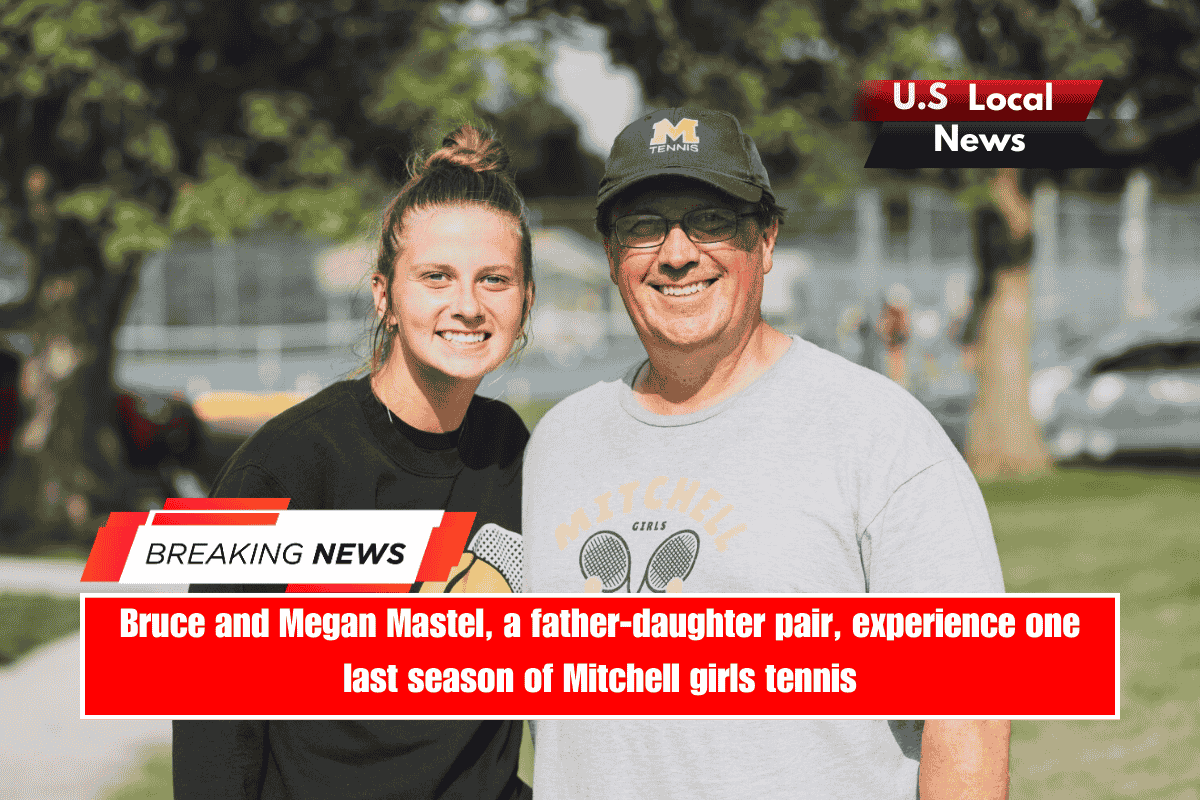 Bruce and Megan Mastel, a father-daughter pair, experience one last season of Mitchell girls tennis