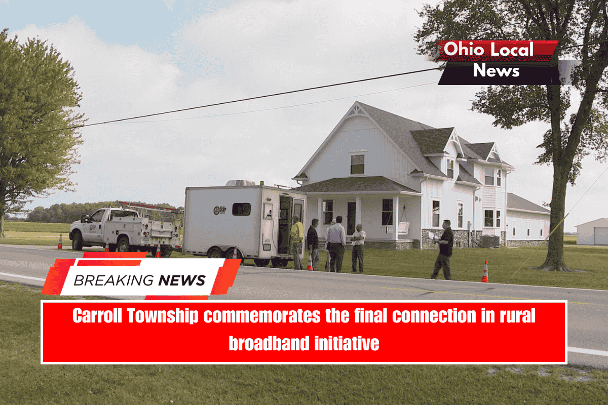 Carroll Township commemorates the final connection in rural broadband initiative
