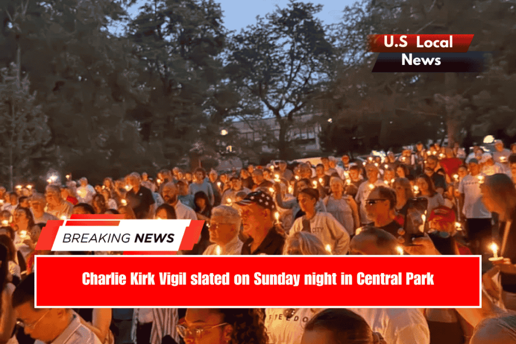 Charlie Kirk Vigil slated on Sunday night in Central Park