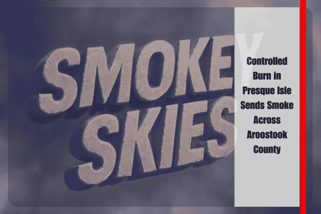 Controlled Burn in Presque Isle Sends Smoke Across Aroostook County