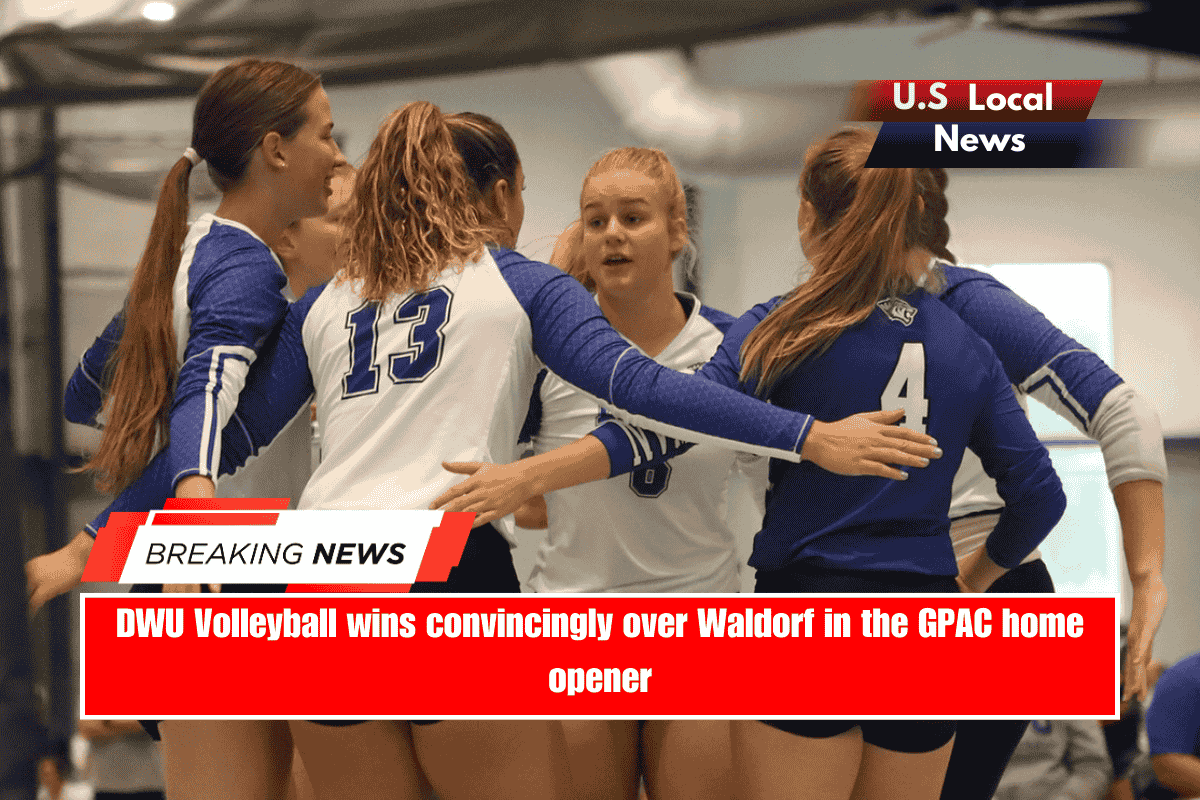 DWU Volleyball wins convincingly over Waldorf in the GPAC home opener