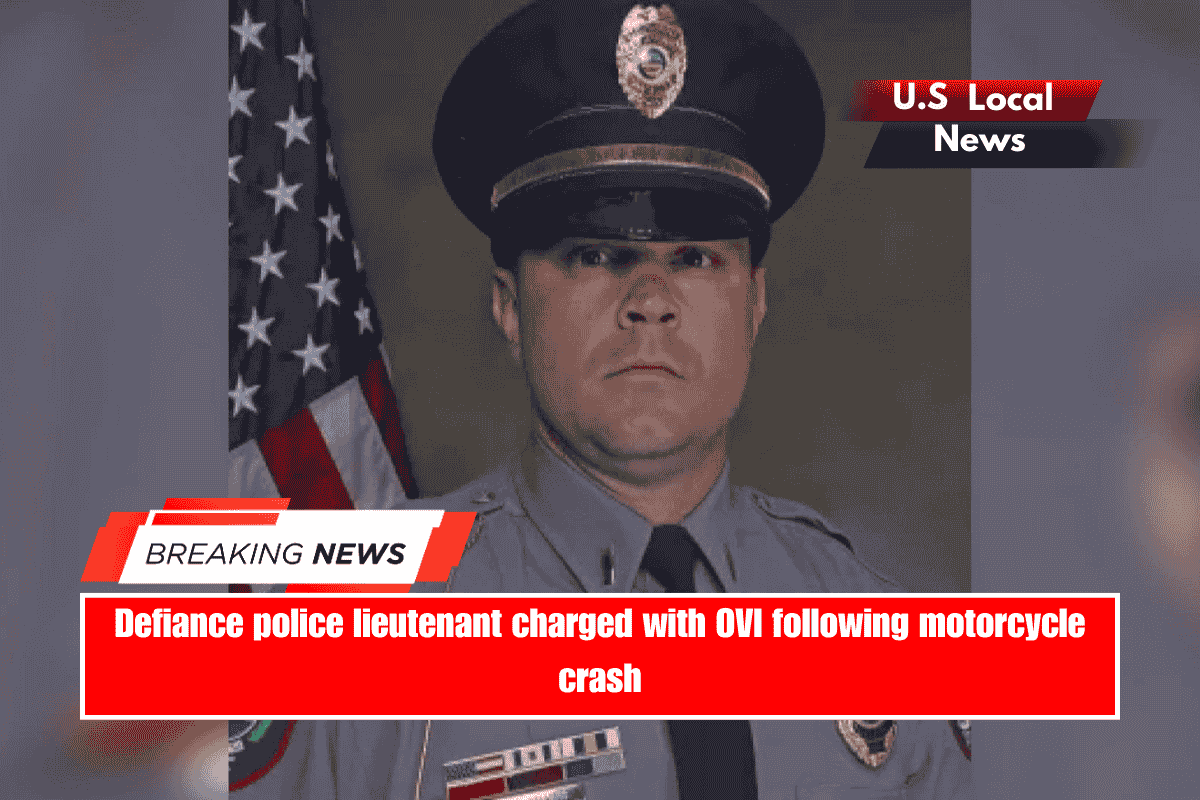 Defiance police lieutenant charged with OVI following motorcycle crash