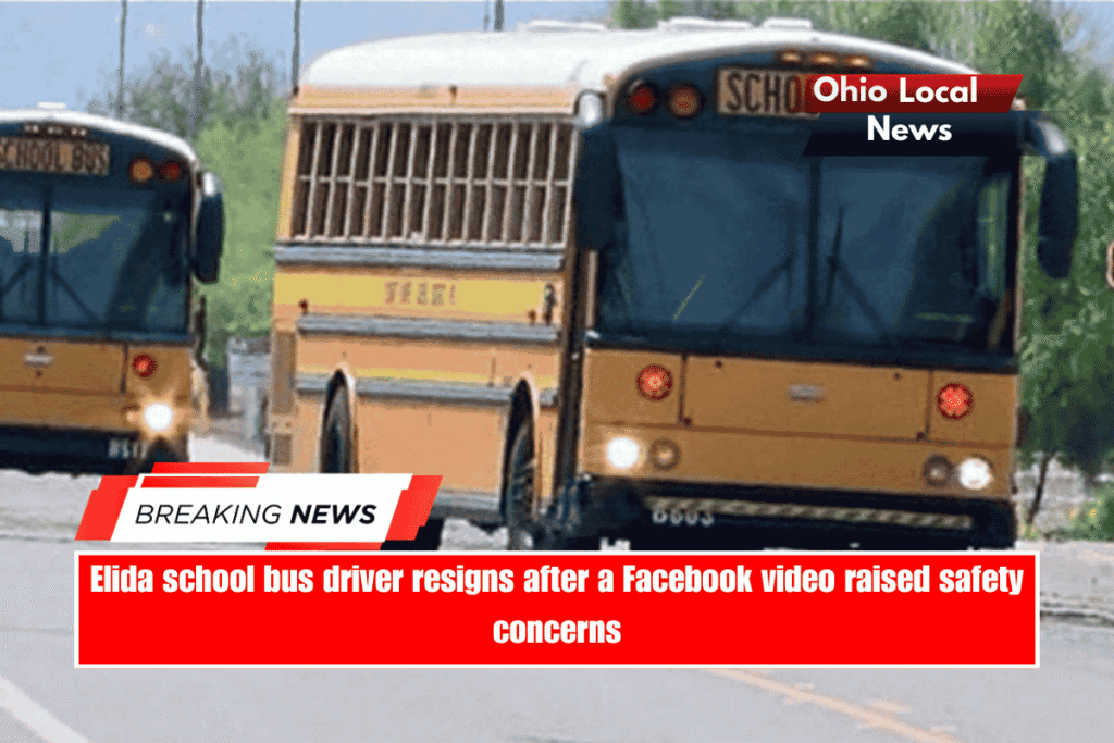 Elida school bus driver resigns after a Facebook video raised safety concerns