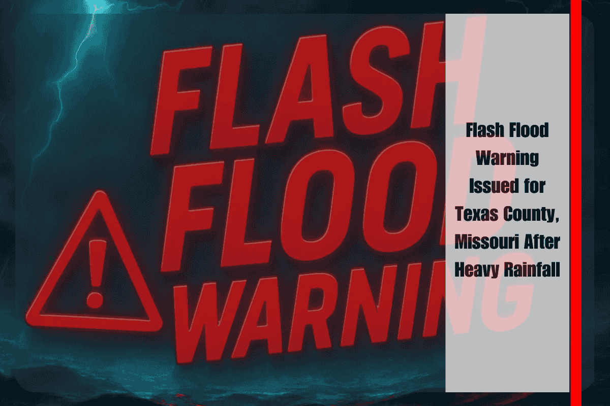Flash Flood Warning Issued for Texas County, Missouri After Heavy Rainfall