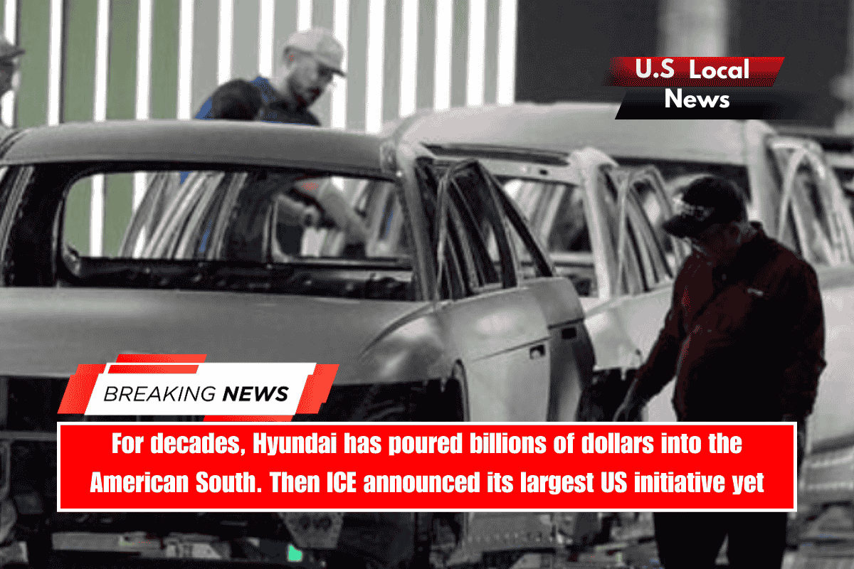 For decades, Hyundai has poured billions of dollars into the American South. Then ICE announced its largest US initiative yet