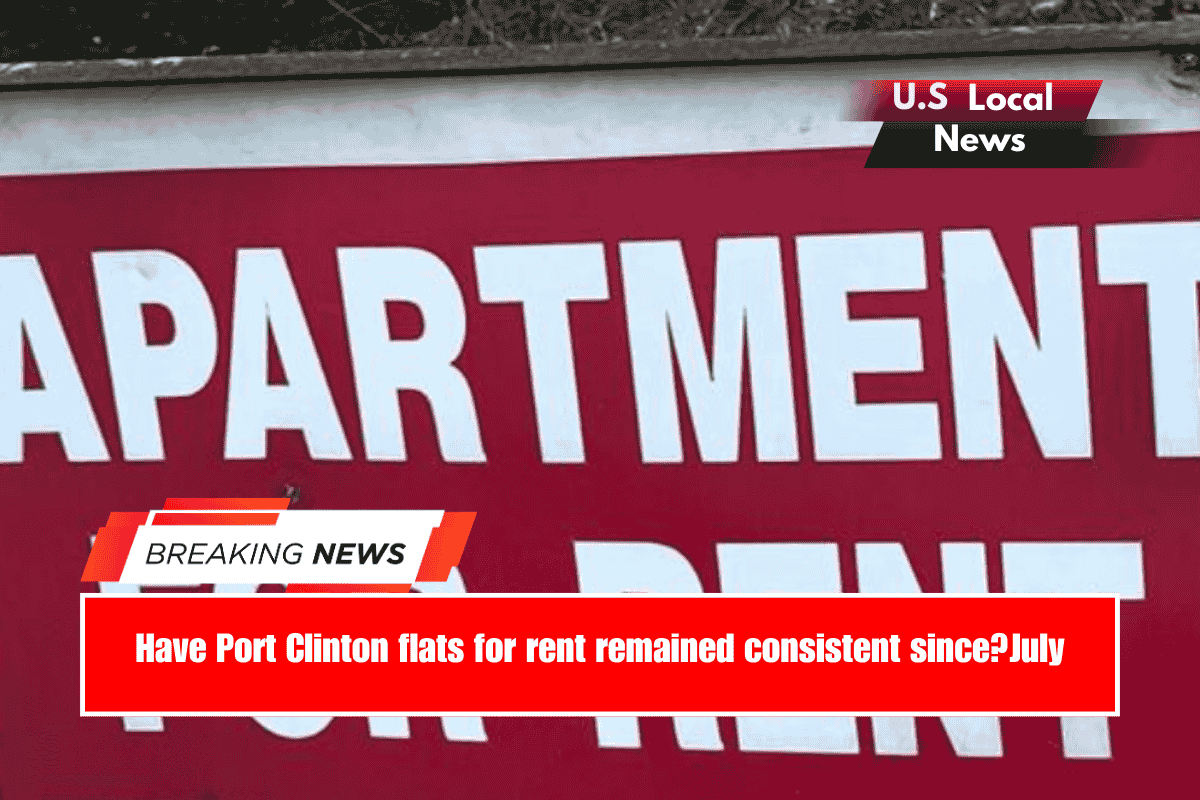 Have Port Clinton flats for rent remained consistent sinceJuly