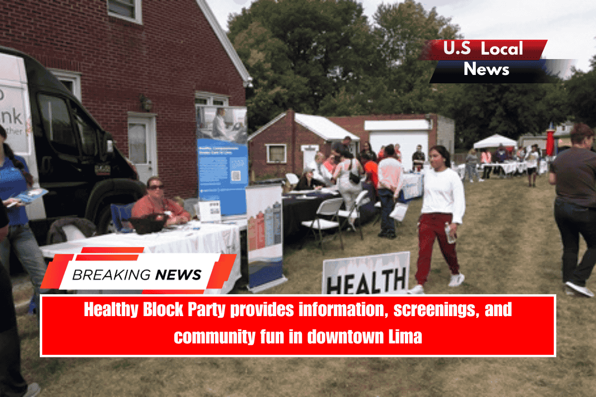 Healthy Block Party provides information, screenings, and community fun in downtown Lima