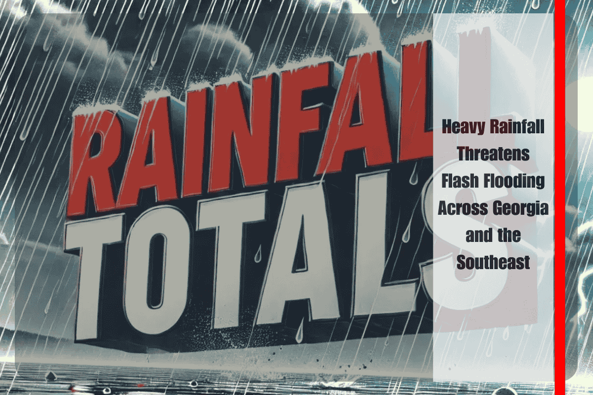 Heavy Rainfall Threatens Flash Flooding Across Georgia and the Southeast