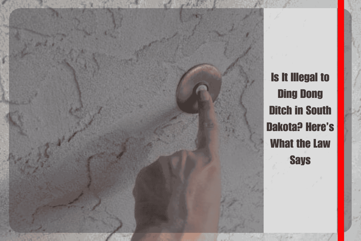 Is It Illegal to Ding Dong Ditch in South Dakota Here’s What the Law Says