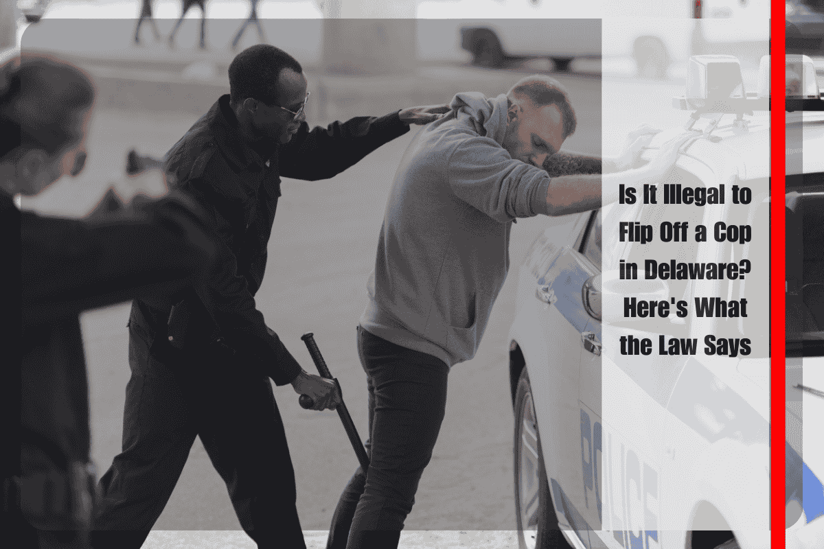 Is It Illegal to Flip Off a Cop in Delaware Here's What the Law Says