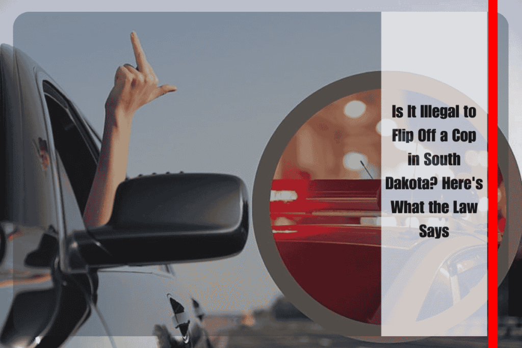 Is It Illegal to Flip Off a Cop in South Dakota Here's What the Law Says