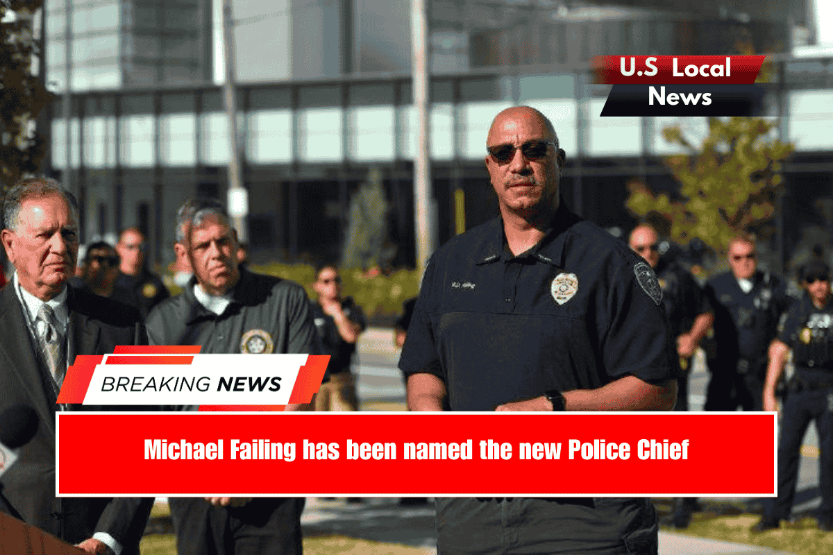 Michael Failing has been named the new Police Chief