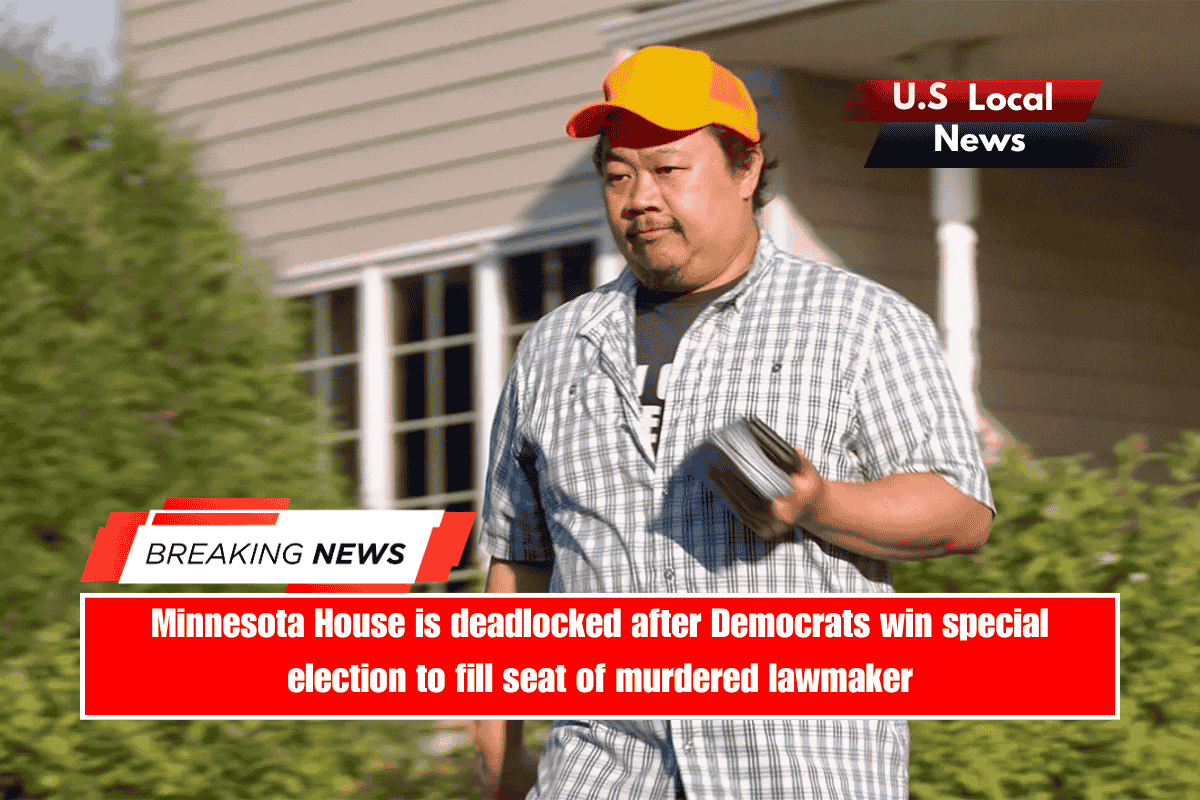 Minnesota House is deadlocked after Democrats win special election to fill seat of murdered lawmaker