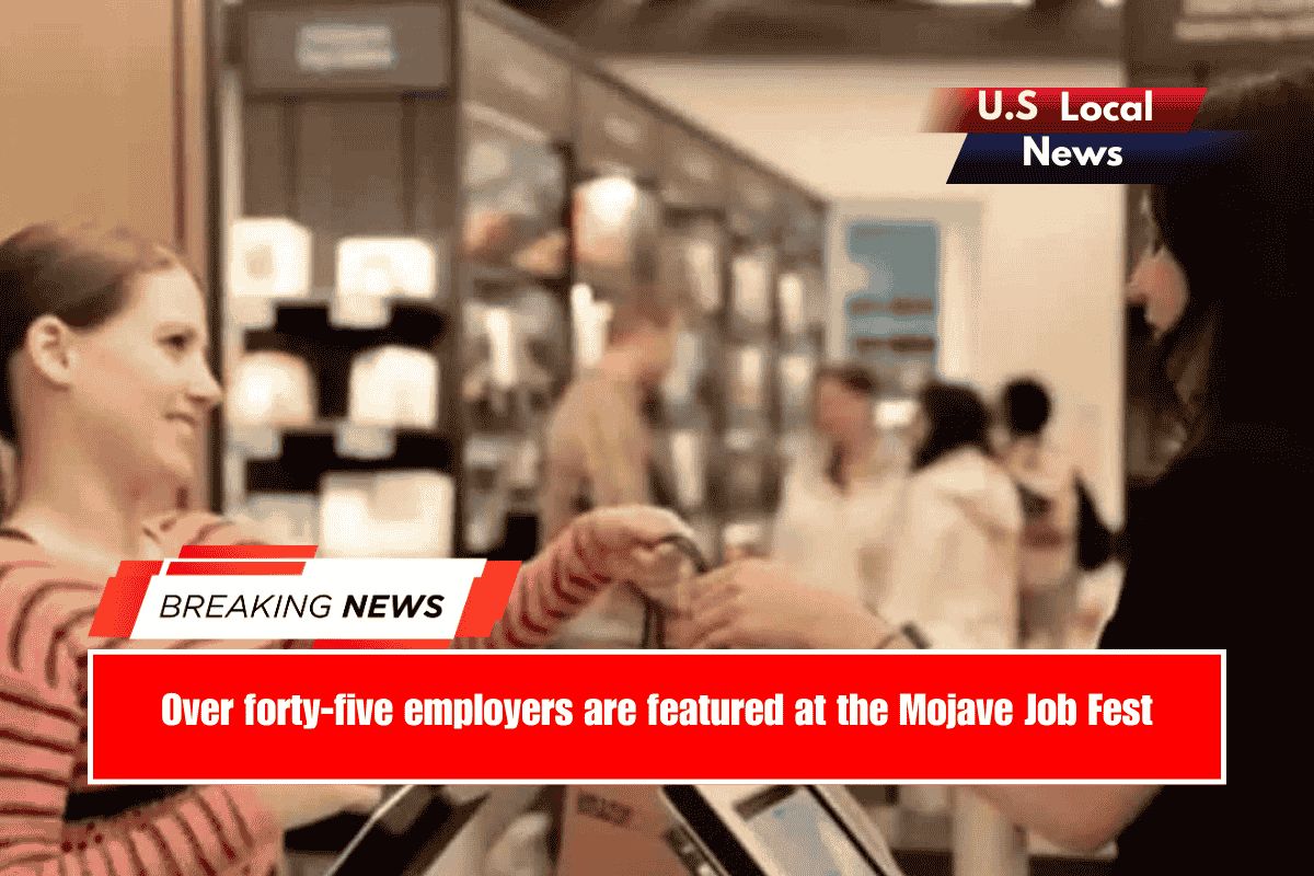 Over forty-five employers are featured at the Mojave Job Fest