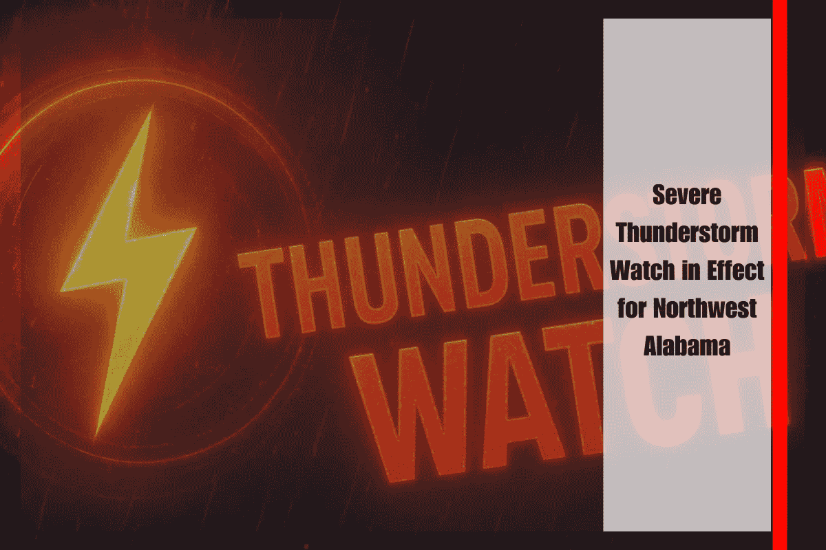 Severe Thunderstorm Watch in Effect for Northwest Alabama